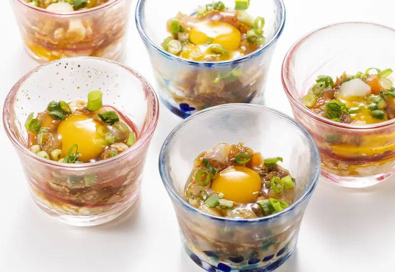 香味野菜と魚介の三升漬けバクダン