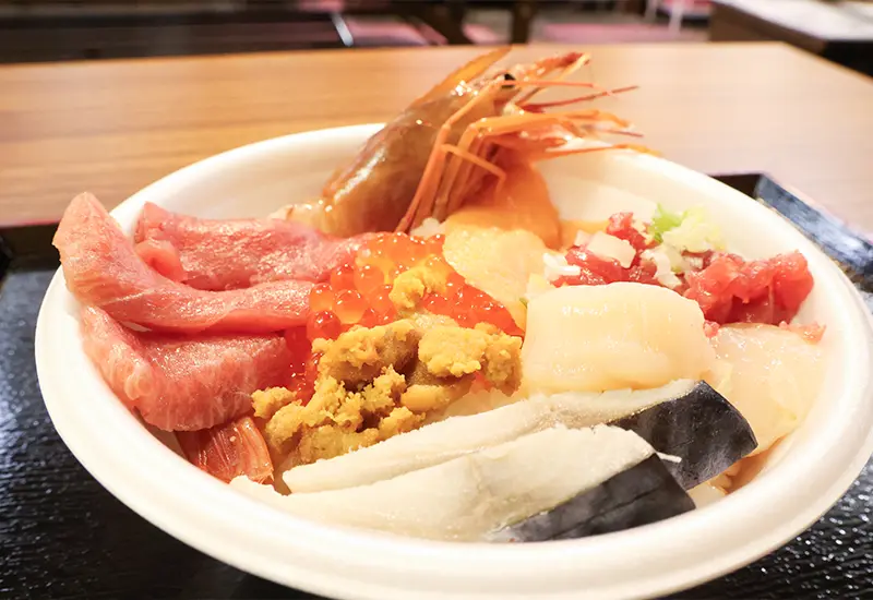 青森魚菜センター のっけ丼