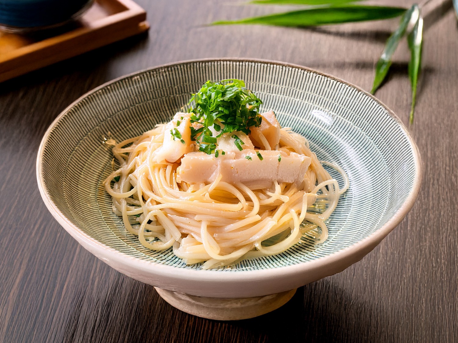 たらことイカの和風パスタ