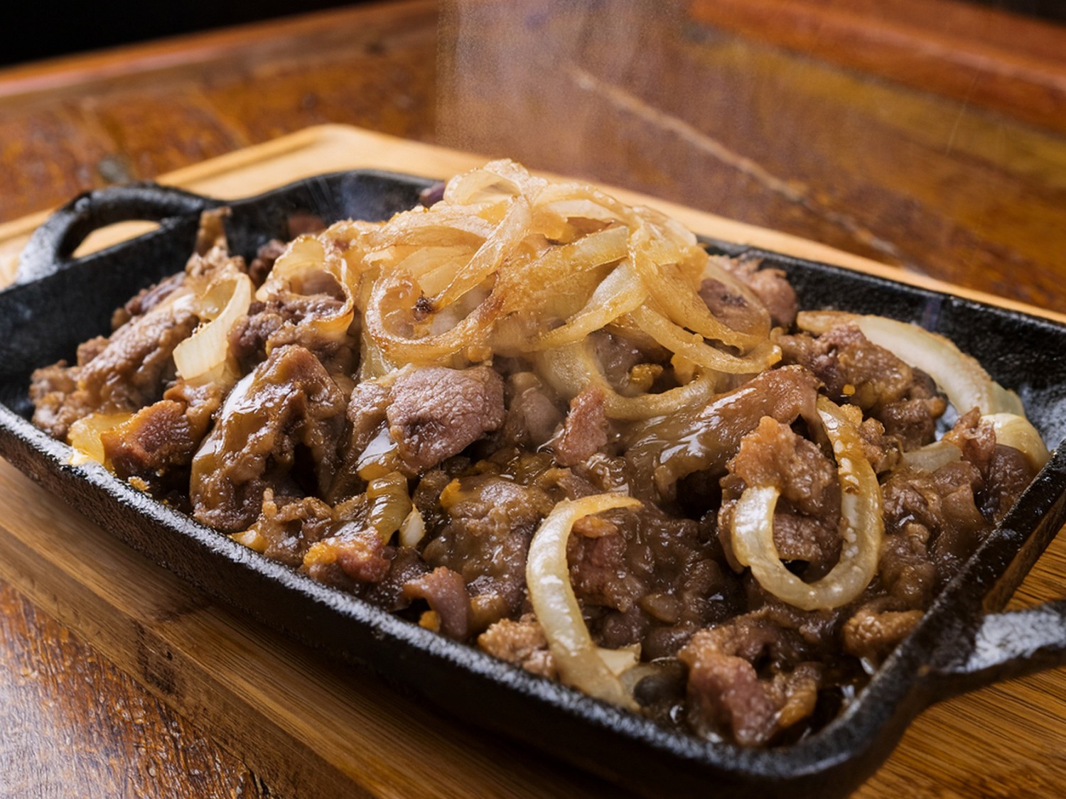 牛肉の青森にんにくたれ焼き