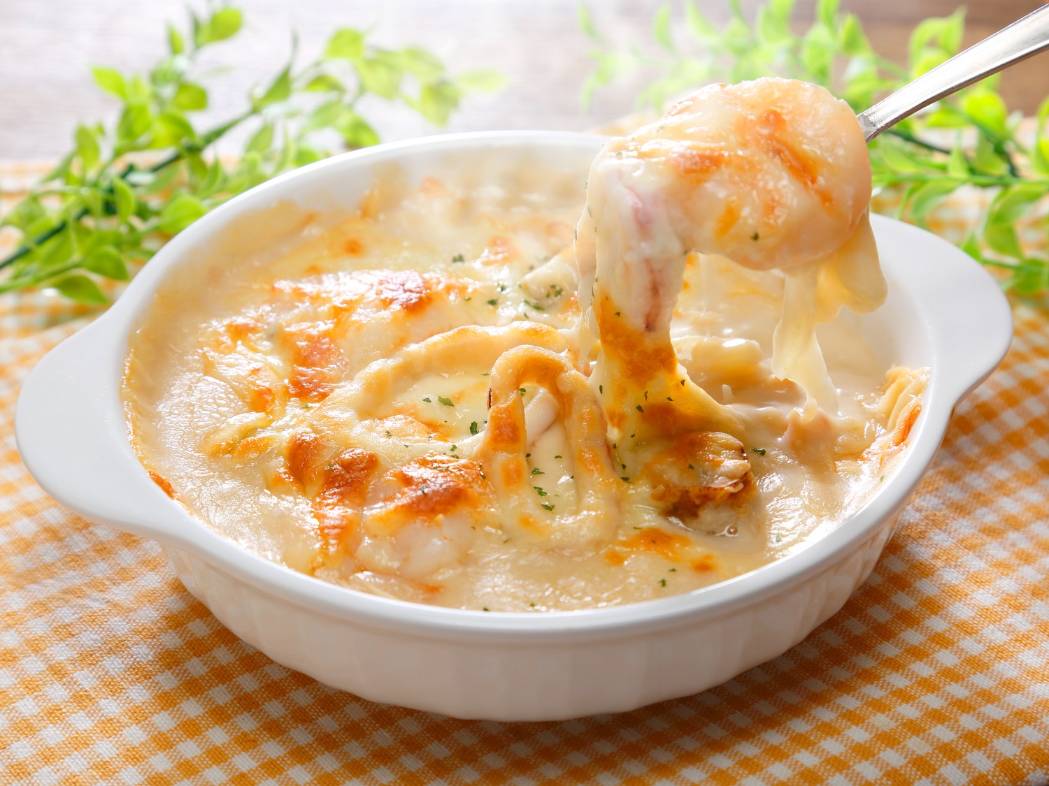 シーフードマカロニグラタン（フランス）