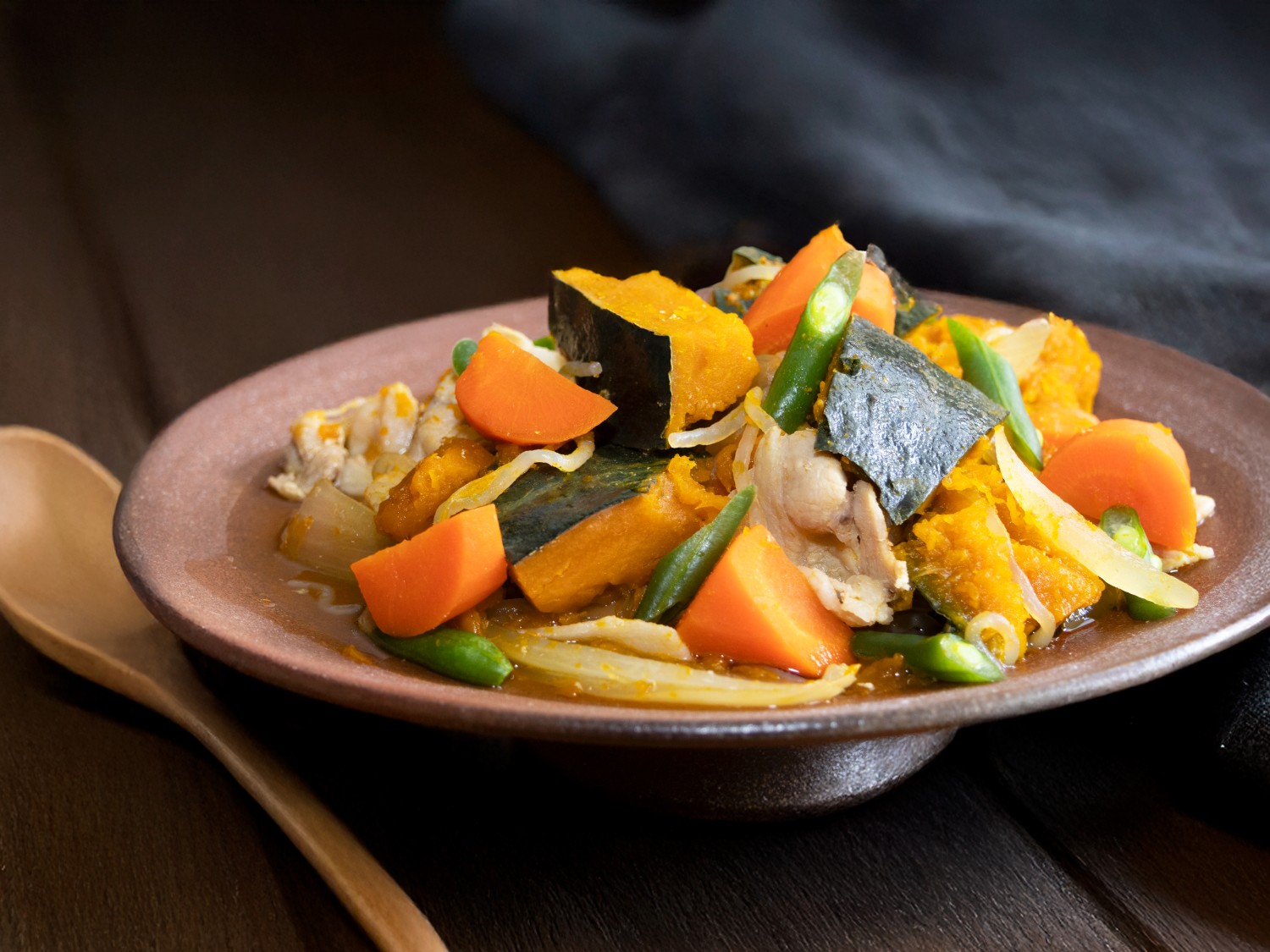 青森野菜と豚肉の甘じょっぱ煮