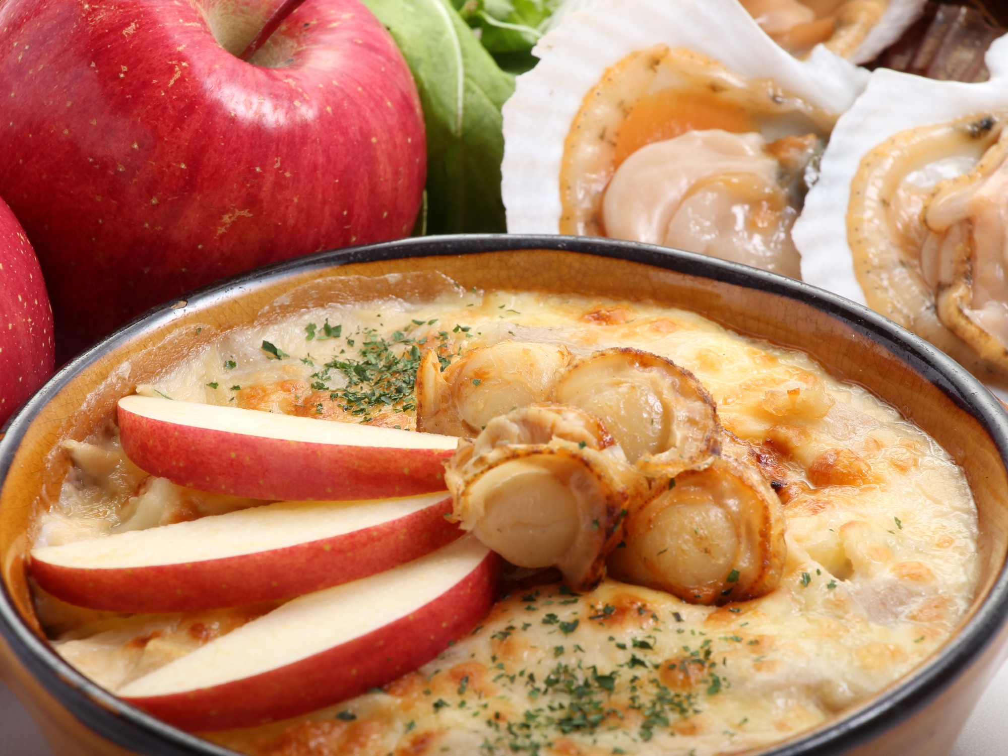 『青森りんごとほたてのポムポムグラタン』2018楽天トラベル朝ごはんフェスティバルⓇ青森県第一位