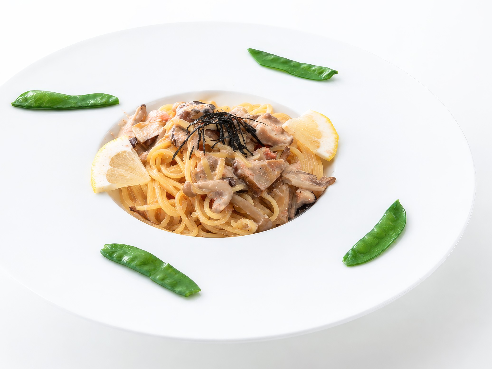 【New】さっぱりレモンの明太子ときのこの クリームパスタ